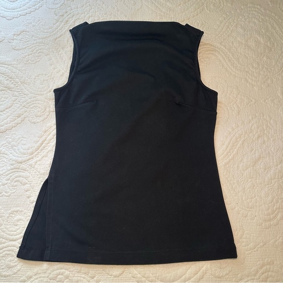 By Anthropologie Side-Slit Tunic. Black. Medium. - Picture 5 of 10